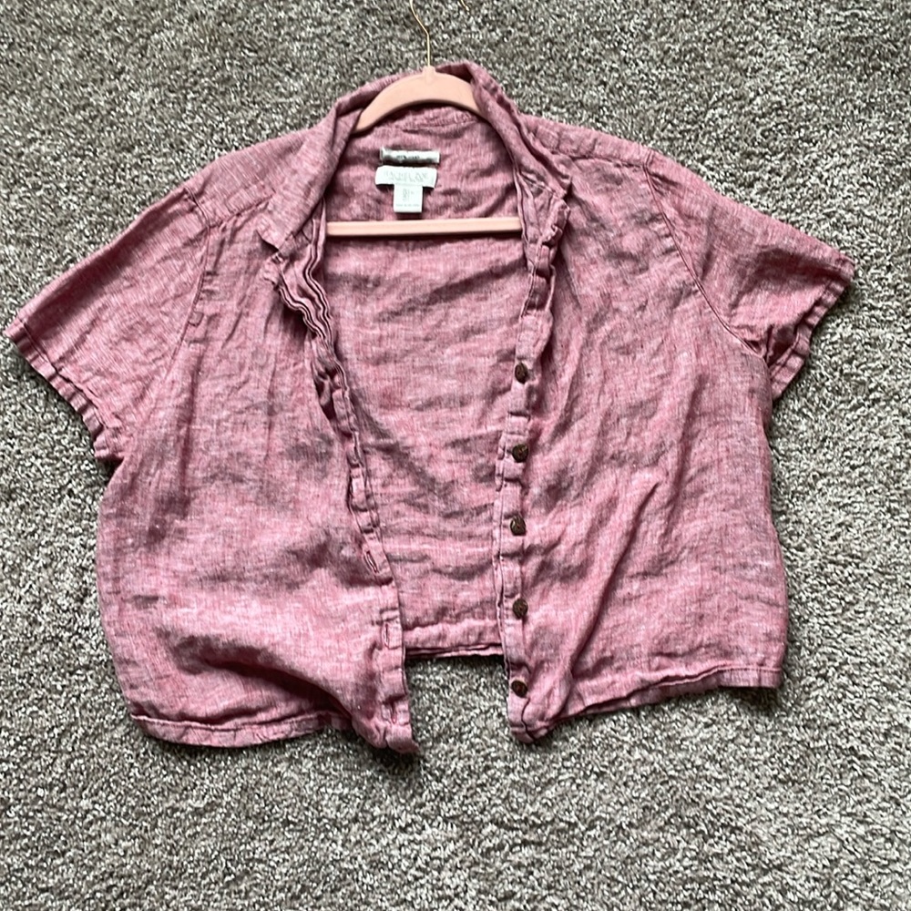 Rachel Zoe Linen Blouse